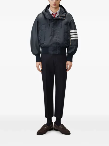 Pantaloni chino Thom Browne conici albastru