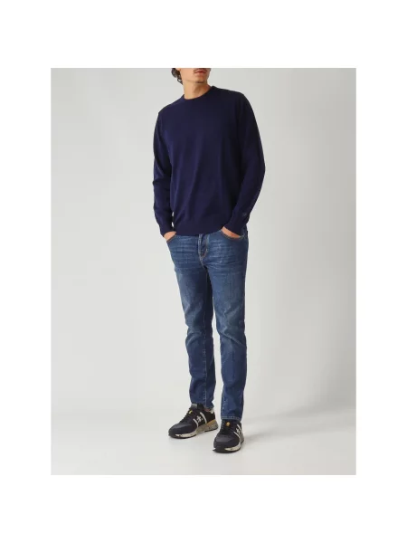 Sweter Mc2 Saint Barth wełniany niebieski