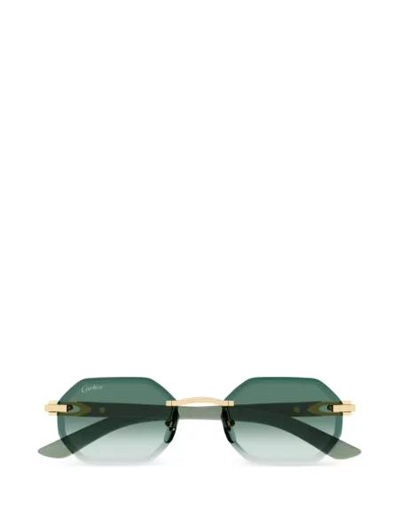 Ochelari de soare Cartier Eyewear cu imprimeu geometric