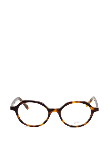 Ochelari de soare Kaleos cu imprimeu geometric maro