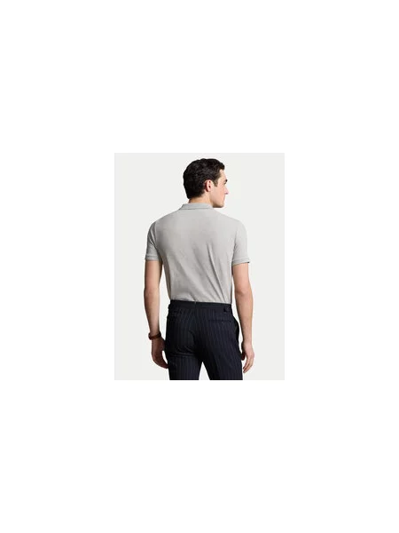 Polo Ralph Lauren Polo majica Custom Slim Fit siva