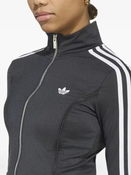 Lung hanorac Adidas tricotate alergare negru