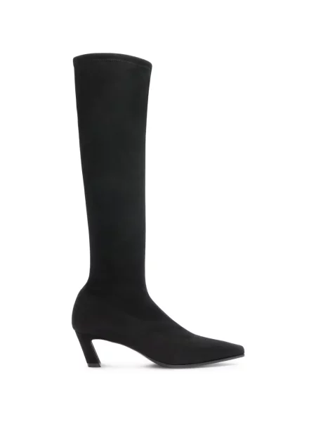 Botine Stuart Weitzman din piele de căprioară negru
