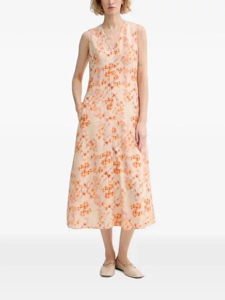 Rochie Marc O'polo cu model floral cu imagine cu decolteu în V