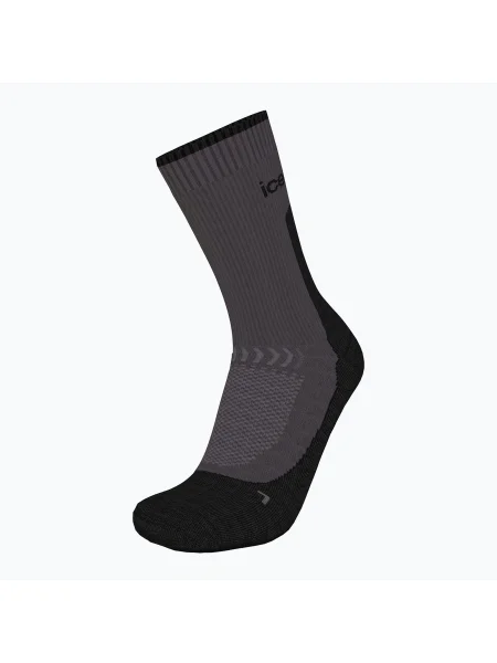 Șosete de trekking pentru femei icebreaker Merino Hike+ Light Crew obsidian/black negru