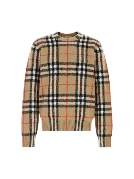 Sweter Burberry beżowy