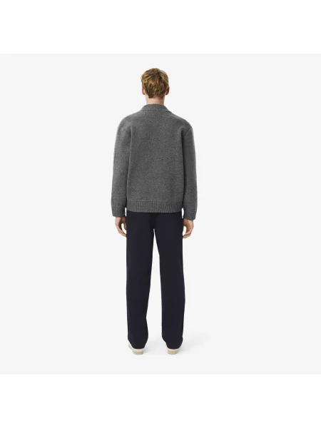 Lacoste Spodnie Chino Regular Fit Ciemnoniebieskie niebieski