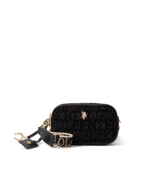 U.S. POLO ASSN. Geantă de umăr negru