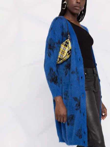 Cardigan Red Valentino cu decolteu în V roșu