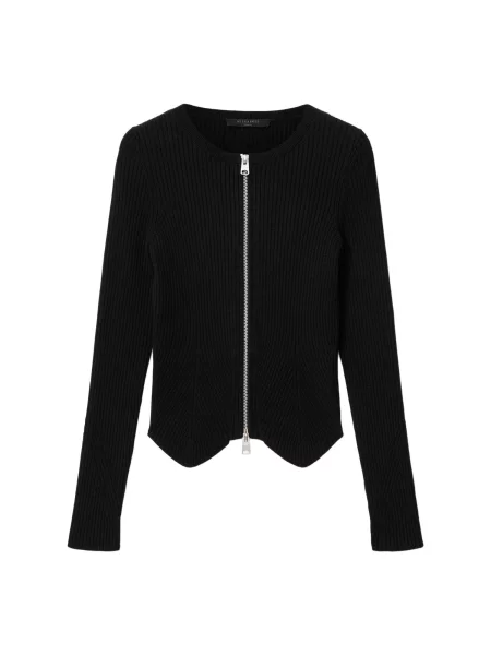 AllSaints Geacă tricotată negru