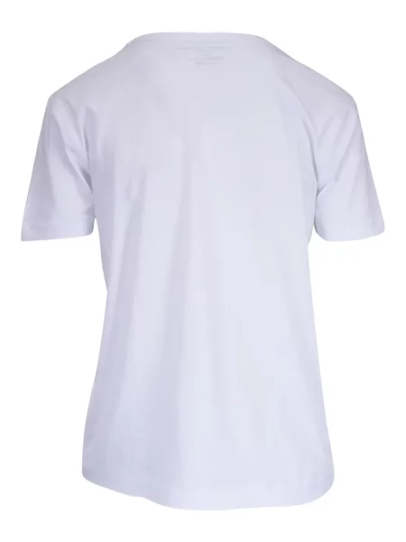 Tricou Majestic Filatures cu decolteu în V alb