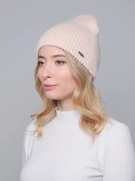 LuckyLOOK Шапка Комбінований верх бежевий