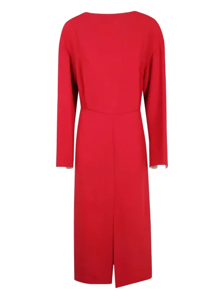 Rochie maxi Carven până la genunchi de costum roșu