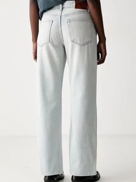 Calvin Klein Jeans jeansy straight niebieskie