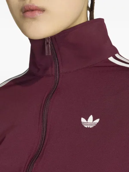 Geacă Adidas cu dungi alergare maro