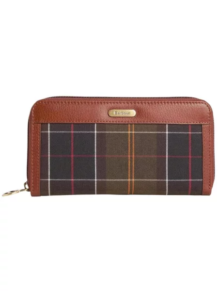 Barbour Portofel Daphne Tartan Purse maro