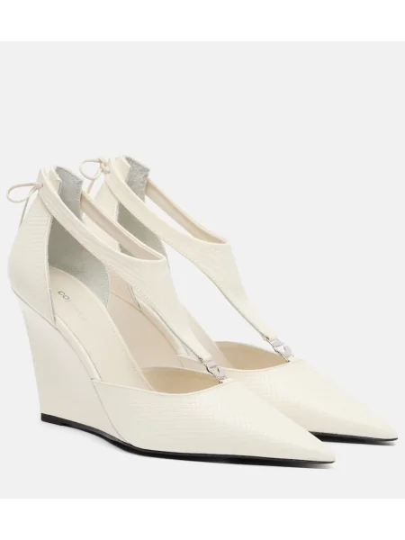 Pantofi cu toc Coperni din piele alb