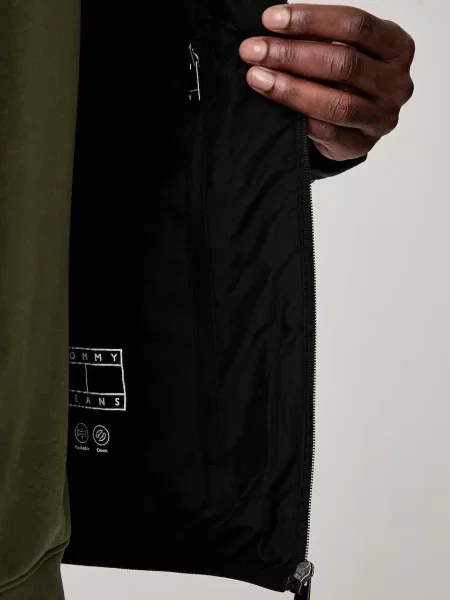 Tommy Jeans пухено яке мъжко черно