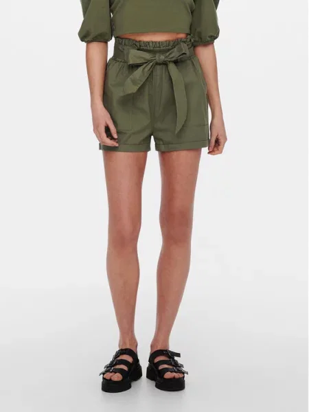 ONLY Шорти з тканини Smilla хакі