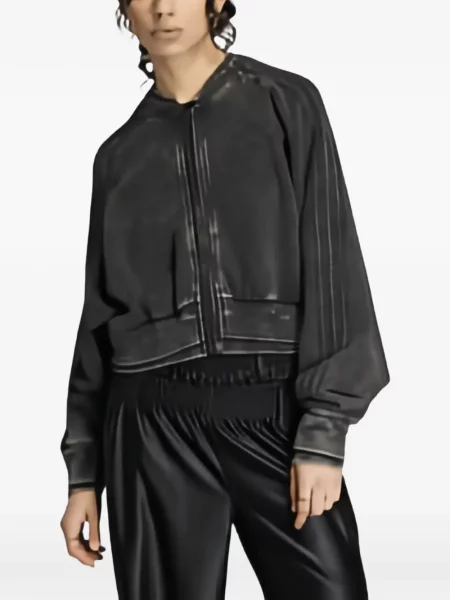 Decupat golf geacă Adidas în carouri roz