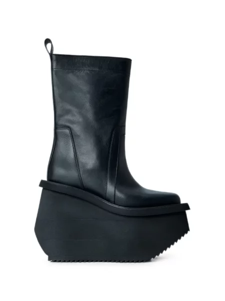 Botine Rick Owens cu platformă negru