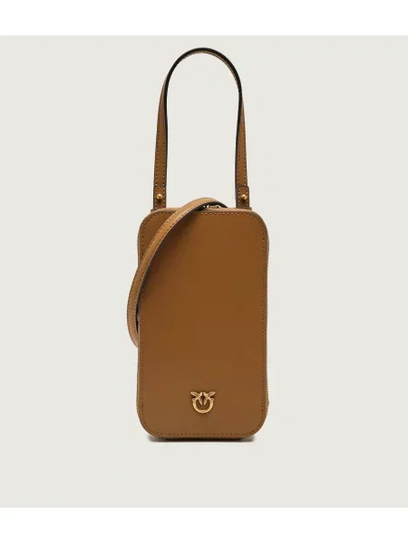 Rucsac Pinko din piele maro