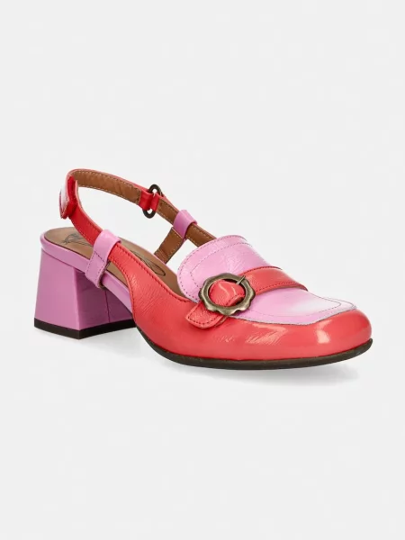 Fly London pantofi de piele roz
