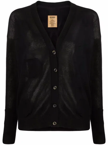 Cardigan Uma Wang cu buline negru