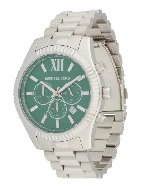 Michael Kors Ceas analogic LEXINGTON pin / argintiu verde