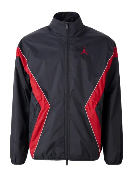 Jordan Jachetă de trening DRAFT roşu închis / negru alb