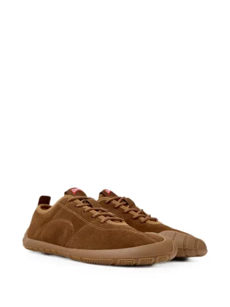 Sneakerși Camper din piele de căprioară maro