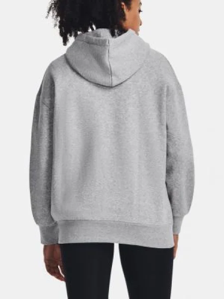 Női Under Armour Icon Fleece kapucnis pulóver mod gray light heather/white. Méret: XS fehér