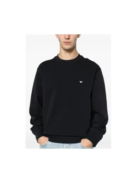 Bluza Emporio Armani z dżerseju czarna