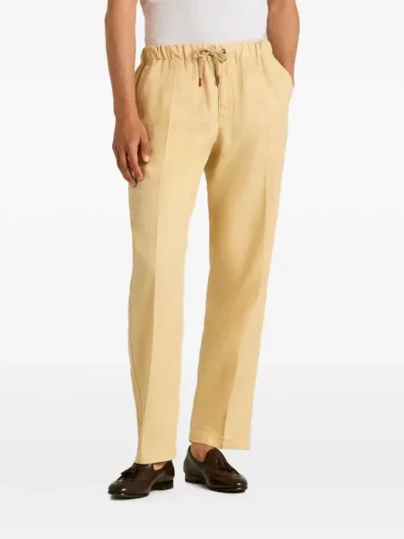 Pantaloni Kiton cu cordon galben