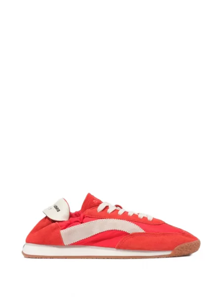 Sneakerși Bimba Y Lola din piele de căprioară roșu