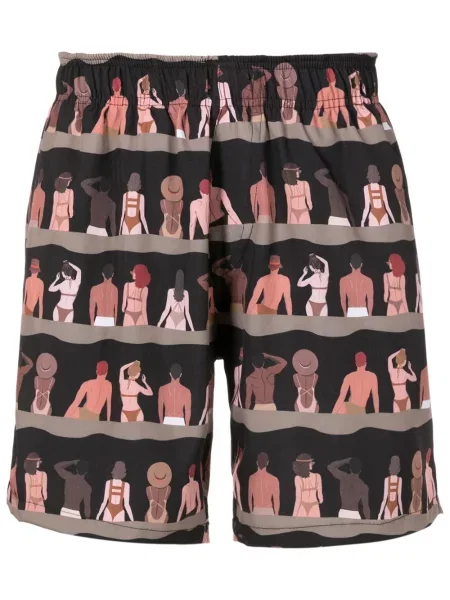 Kraťasy Amir Slama s potiskem černé