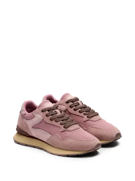 Sneakerși Hoff din piele de căprioară roz