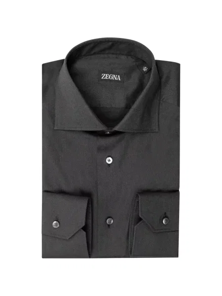 Риза Zegna сиво