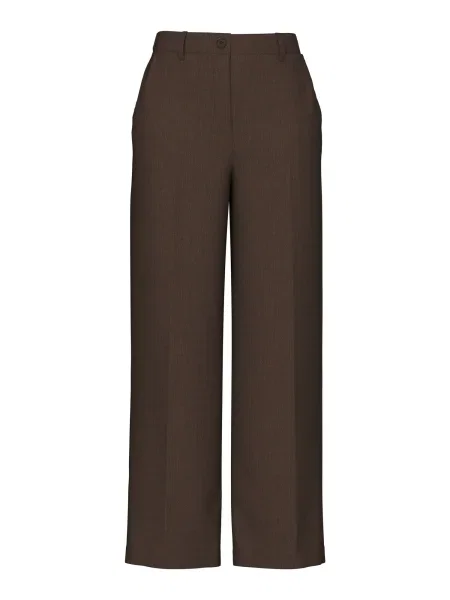PIECES Pantaloni PCKamil închis maro