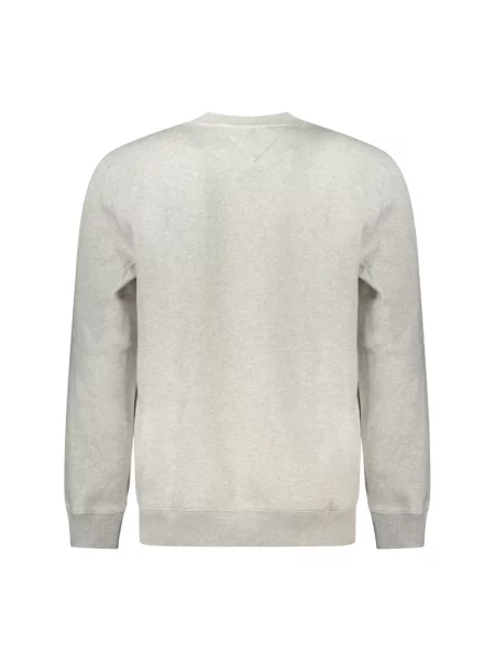 Bluza Tommy Jeans z długim rękawem szara