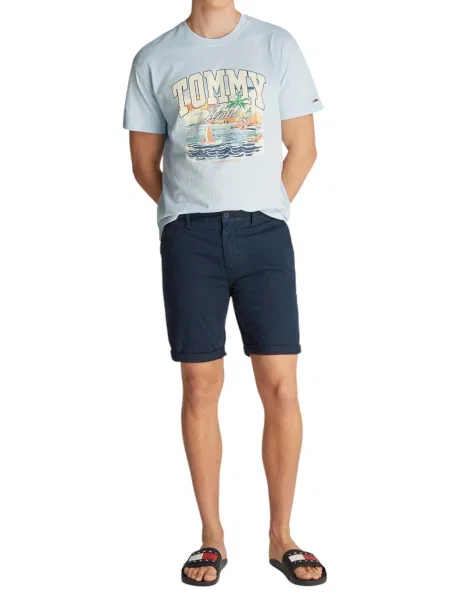 Bermudy Tommy Hilfiger Jeans modré