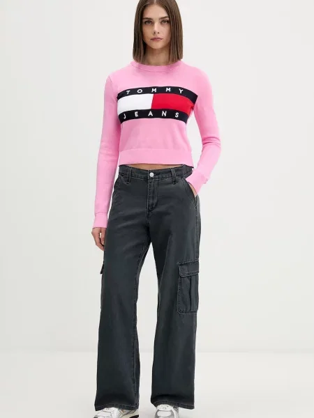 Pulover Tommy Hilfiger roz
