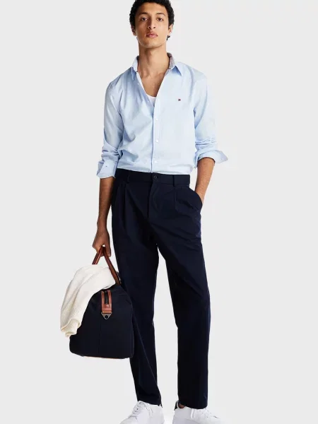 Рубашка Tommy Hilfiger голубая