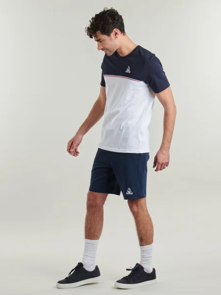 Pantaloni Le Coq Sportif scurte albastru