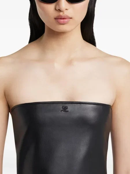 Rochie mini Courreges de costum negru