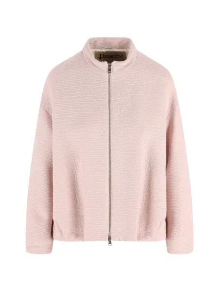 Geacă Herno cu paiete roz