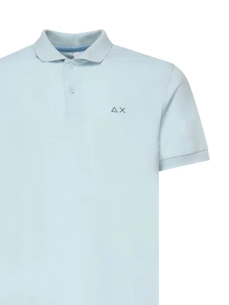 Polo Sun68 cu broderie albastru