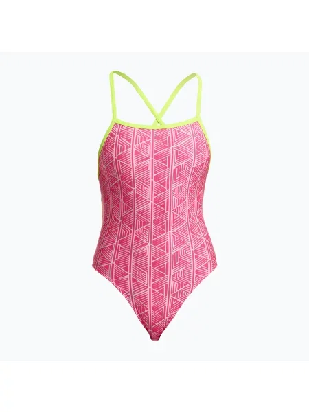 Costum de baie întreg pentru femei Funkita Tie Me Tight One Piece sweet stack