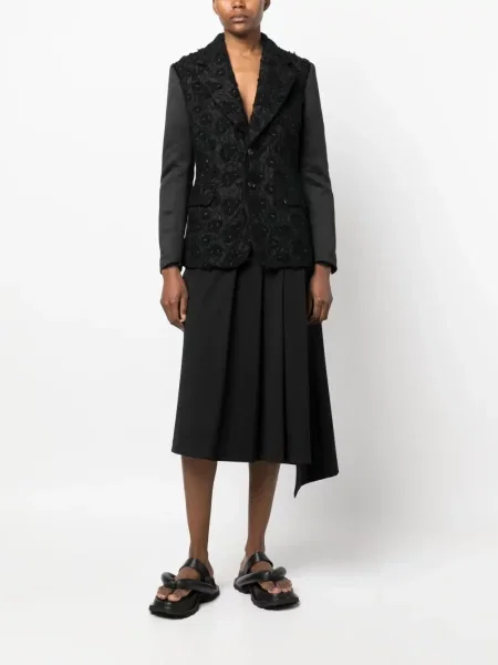 Jednořadé sako Comme Des Garçons černé