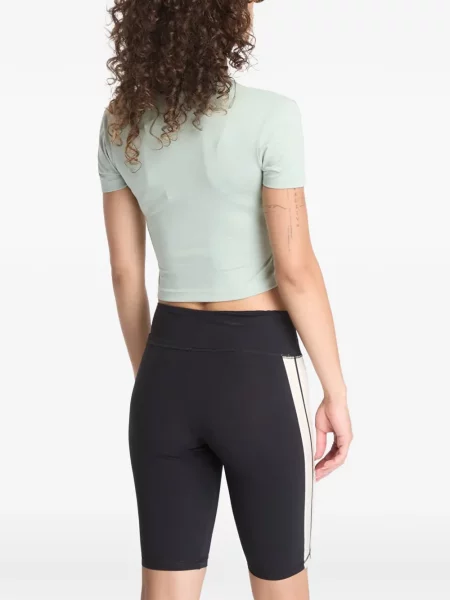 Decupat tricou Palm Angels cu imagine verde